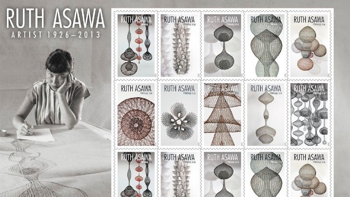 ΗΠΑ: Γραμματόσημα με τα συρμάτινα γλυπτά της Ruth Asawa - Media