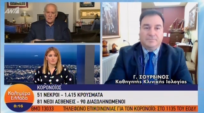 Κορωνοϊός - Σουρβίνος: Πώς και γιατί ελπίζουμε ότι ο ιός θα κάνει διάλειμμα το καλοκαίρι (Video) - Media