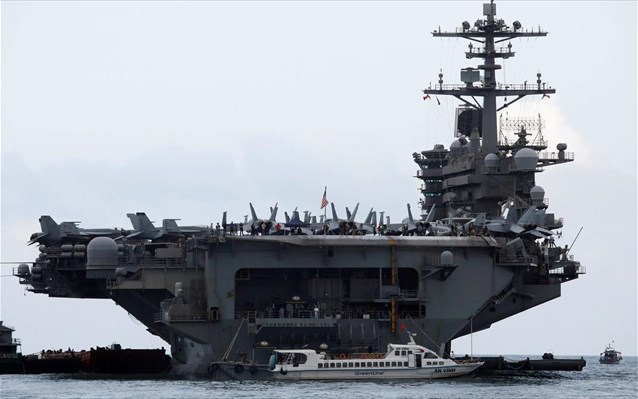 ΗΠΑ: Πάνω απότο 10% του αεροπλανοφόρου «Θίοντορ Ρούζβελτ» θετικό στον κορωνοϊό - Media
