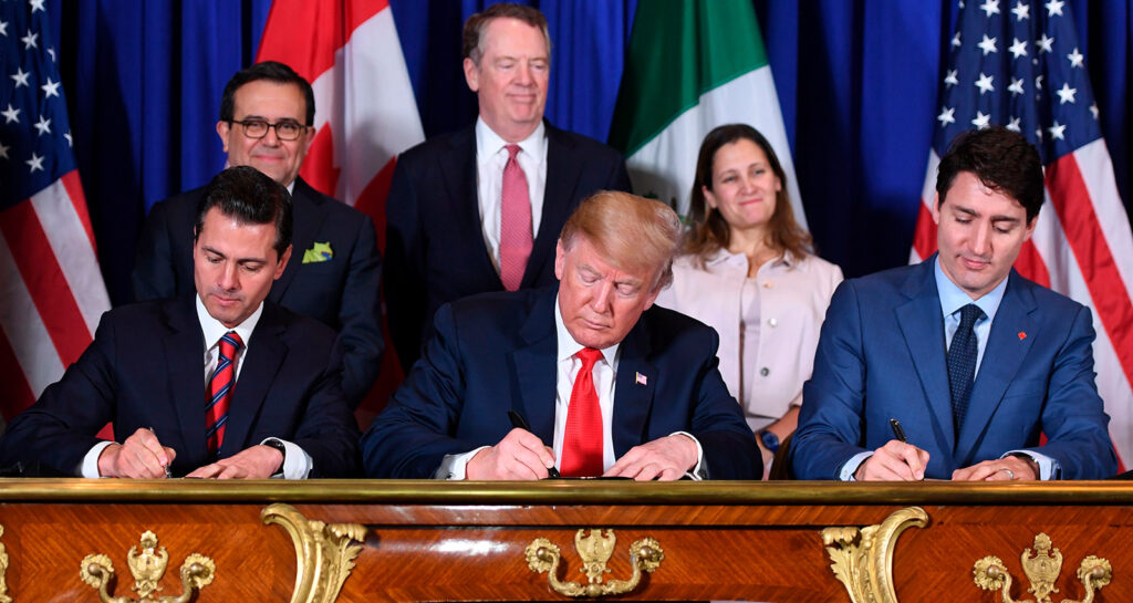 Από την 1η Ιουλίου τίθεται σε ισχύ η νέα συμφωνία ελευθέρου εμπορίου μεταξύ των ΗΠΑ, του Μεξικού και του Καναδά - Media