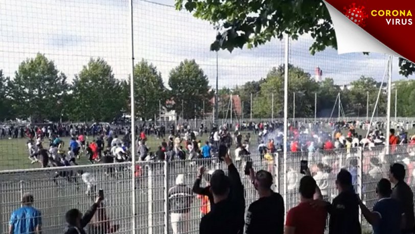 Κορωνοϊός: Σοκ με το «ντου» 400 ατόμων σε ποδοσφαιρικό ματς στην Γαλλία (Video) - Media