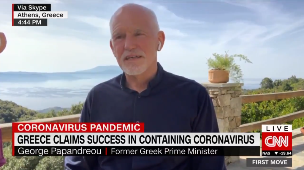 Στο CNN ο Γιώργος Παπανδρέου - Γιατί όμως εντυπωσίασε η θέα από το σπίτι του (Video) - Media
