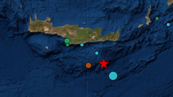 Σεισμός 6 Ρίχτερ νότια της Κρήτης - Media
