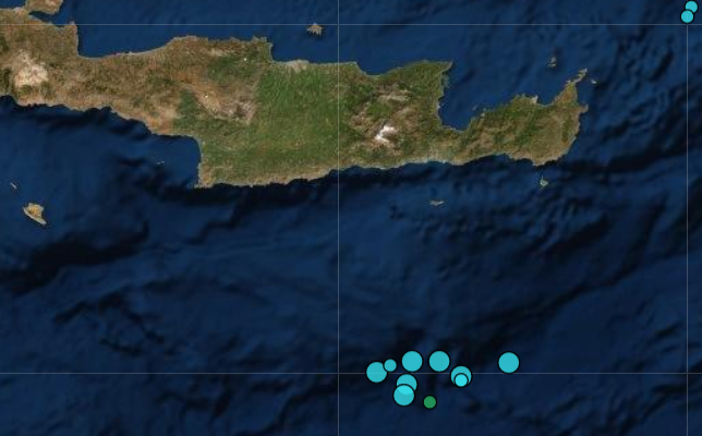 Νέος σεισμός νότια της Κρήτης - Media