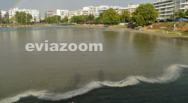 Αγωγός ξέβρασε λύματα και λάσπη σε παραλία της Χαλκίδας (Photos/Video) - Media