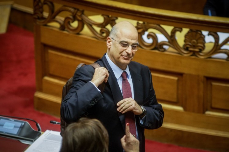 Συναντήσεις Δένδια με τους εκπροσώπους των κομμάτων για τη συμφωνία Ελλάδας-Ιταλίας - Media