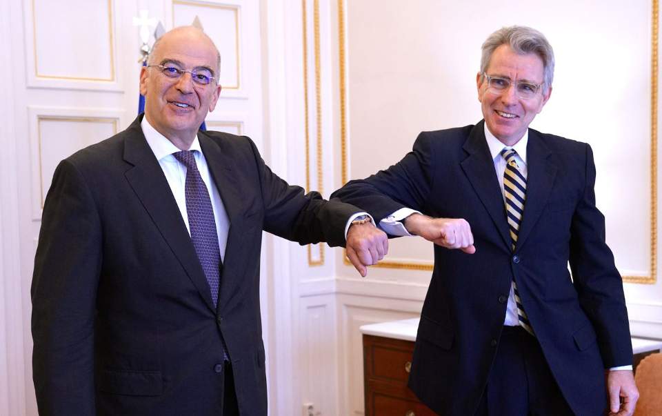 Μήνυμα στην Τουρκία από τη συνάντηση Δένδια - Πάιατ: «Τα νησιά έχουν δικαίωμα σε ΑΟΖ και υφαλοκρηπίδα» - Media