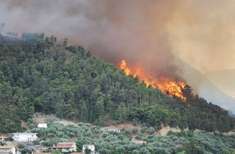Συνεχίζεται η μάχη με τις φλόγες στο Άγιο Όρος - Media