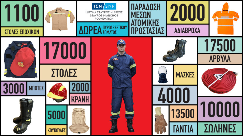 Ολοκλήρωση σημαντικού μέρους της δωρεάς του Ιδρύματος Σταύρος Νιάρχος προς το Πυροσβεστικό Σώμα  - Media