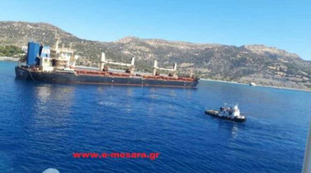 Φορτηγό πλοίο σημαίας νησιών Μάρσαλ προσάραξε στη νότια Κρήτη - Media