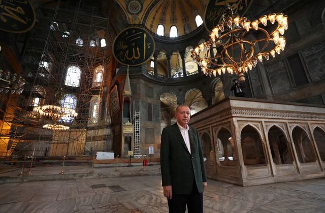Προκαλεί ο Ερντογάν για την Αγία Σοφία: Γινόμαστε μάρτυρες της αναγέννησης του έθνους μας (Video) - Media