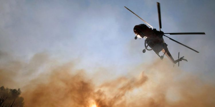Πυρκαγιά στις Σπέτσες - «Σηκώθηκε» ελικόπτερο - Media