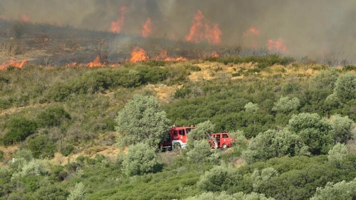 Υπό μερικό έλεγχο η πυρκαγιά στο Πόρτο Γερμενό - Media