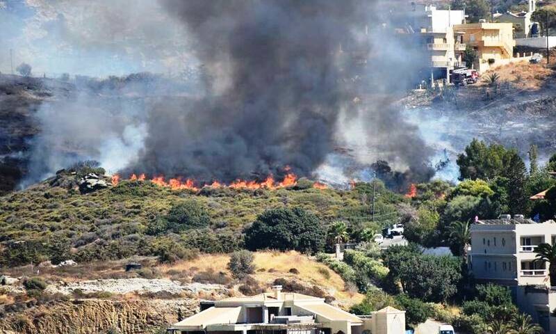 Κρήτη: Στο αυτόφωρο οι συλληφθέντες για τη φωτιά στην Αγία Πελαγία - Κάηκαν συνολικά τριάντα στρέμματα - Media