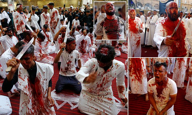 Ασούρα: Η αιματοβαμμένη γιορτή των μουσουλμάνων Σιιτών- αυτομαστιγώνονται με ξυράφια και το αίμα ρέει ποτάμι (Photos&Video) - Media