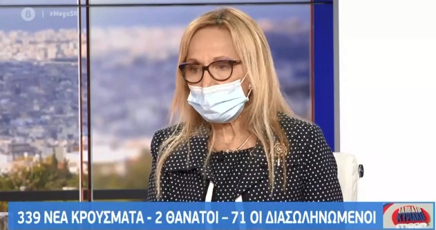Βαρβάρα Ανεμοδουρά για κορωνοϊό: Ο Νοέμβρης και ο Δεκέμβρης θα είναι σε κακή κατάσταση, αν δεν προσέξουμε (Video) - Media