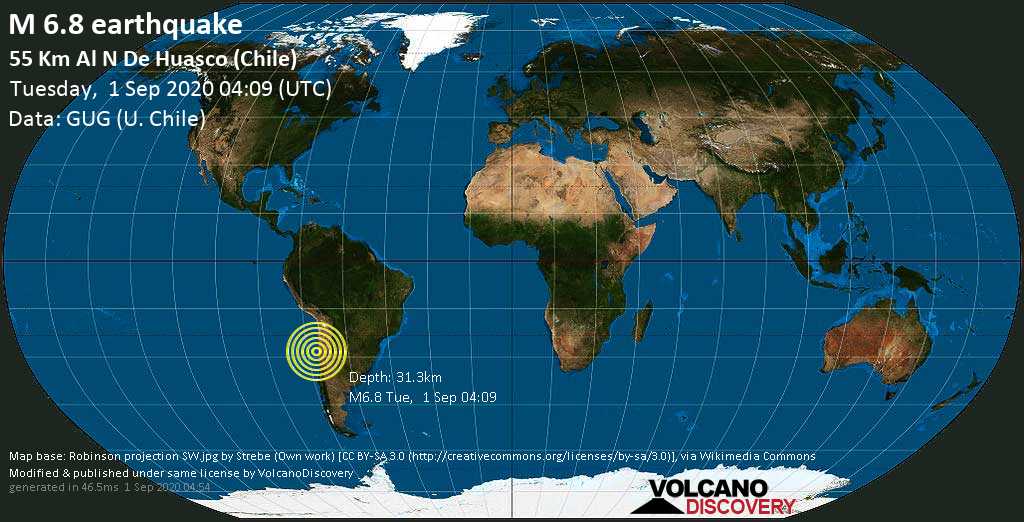 Χιλή: Ισχυρός σεισμός 6,8 Ρίχτερ συγκλόνισε τις βόρειες ακτές ((Photos/Video) - Media