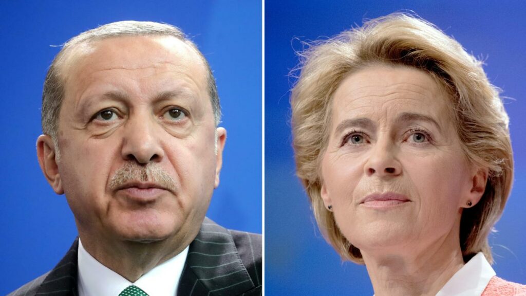 Μπαράζ επαφών Ερντογάν με Φον ντερ Λάιεν και Στόλτενμπεργκ  - Media