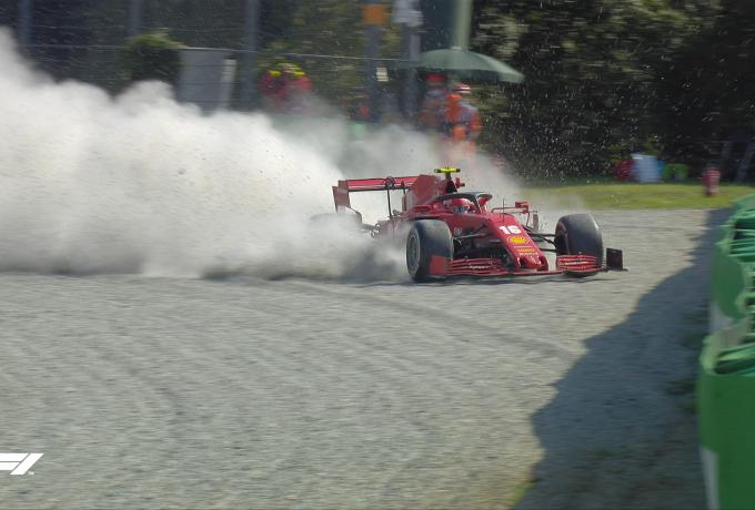 Formula1: Σοβαρό ατύχημα για τον Λεκλέρκ – Διαλύθηκε η Ferrari του (Video) - Media