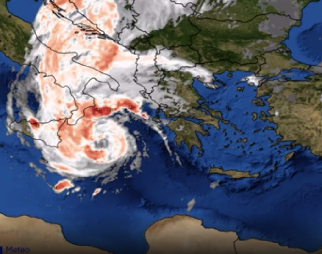 Κυκλώνας «Ιανός»: Ραγδαία μεταβολή του καιρού με ισχυρές βροχές, καταιγίδες, θυελλώδεις ανέμους - «Ιδιαίτερα βροχοφόρο» το φαινόμενο (Χάρτης) - Media