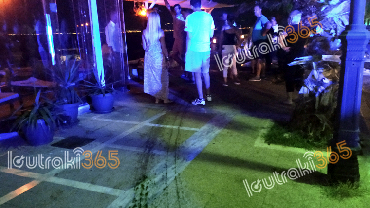 Λουτράκι: Πελάτες καφετέριας είδαν το Χάρο με τα μάτια τους - Μεθυσμένος οδηγός πέρασε ξυστά από τα τραπέζια (Photos) - Media