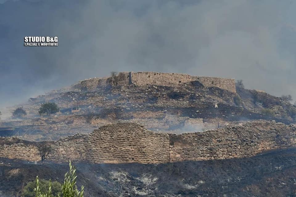 Ξερά χόρτα και έλλειψη πυρασφάλειας στις Μυκήνες - Τι αποκαλύπτουν οι πυροσβέστες (Photos)  - Media