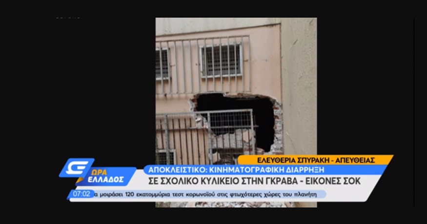 Γκρέμισαν τον τοίχο για να κλέψουν το κυλικείο στην Γκράβα (Video) - Media