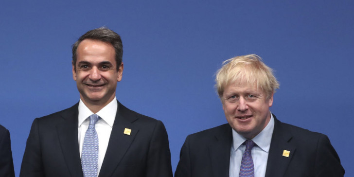 Συνομιλία Μητσοτάκη-Τζόνσον με «μενού» Κυπριακό και Brexit - Media