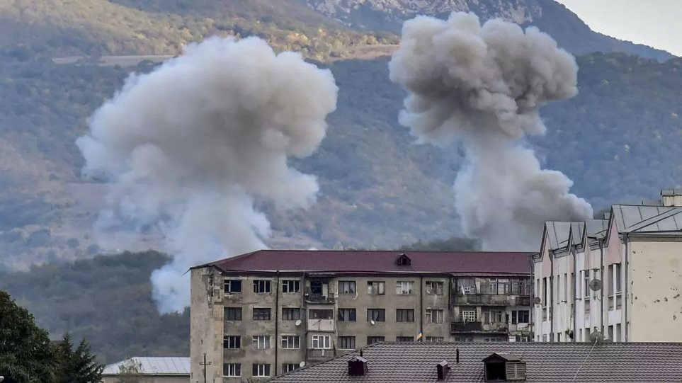 Αζερμπαϊτζάν: Βομβαρδισμοί στην περιφερειακή πρωτεύουσα του Ναγκόρνο-Καραμπάχ - Media