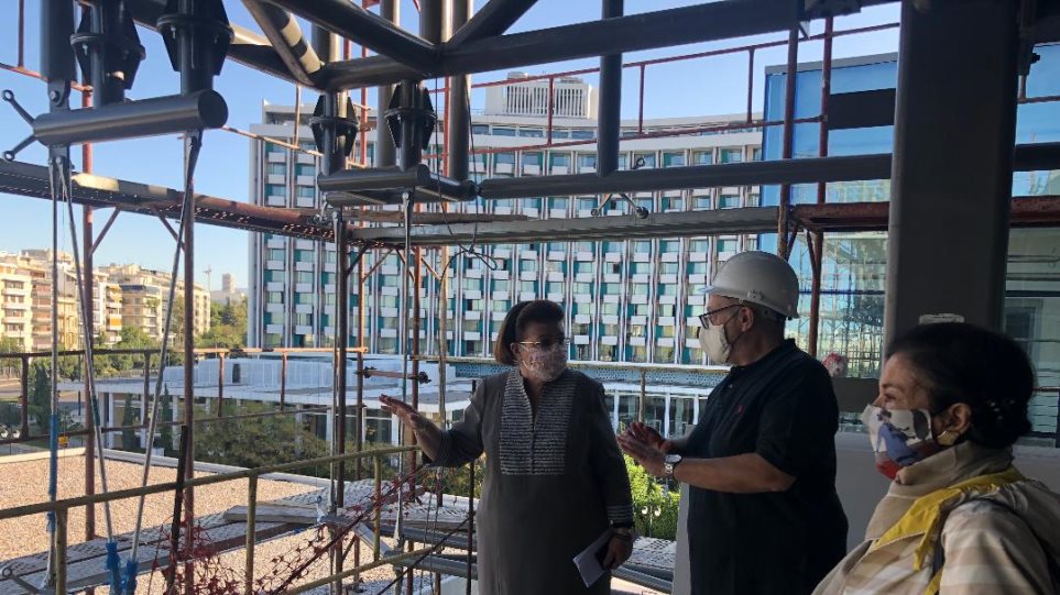 Μενδώνη: «Εντός χρονοδιαγράμματος οι εργασίες στην Εθνική Πινακοθήκη» - Media