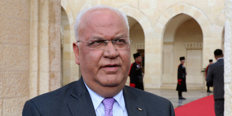 Ο κορωνοϊός «χτύπησε» τον επικεφαλής διαπραγματευτή των Παλαιστινίων - Media