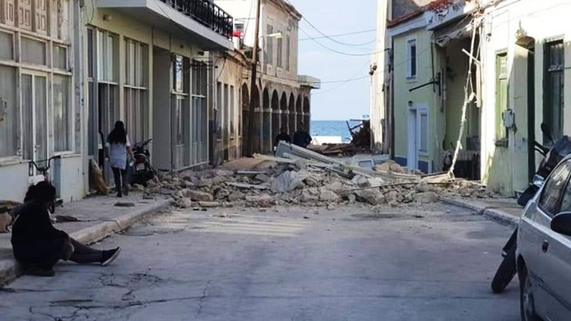 Σεισμός στη Σάμο: Το λιμάνι κόπηκε στη μέση (Photos) - Media