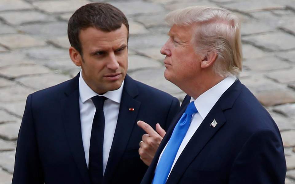 Ο Τραμπ υποβίβασε σε «πρωθυπουργό» της Γαλλίας τον Εμανουέλ Μακρόν - Media