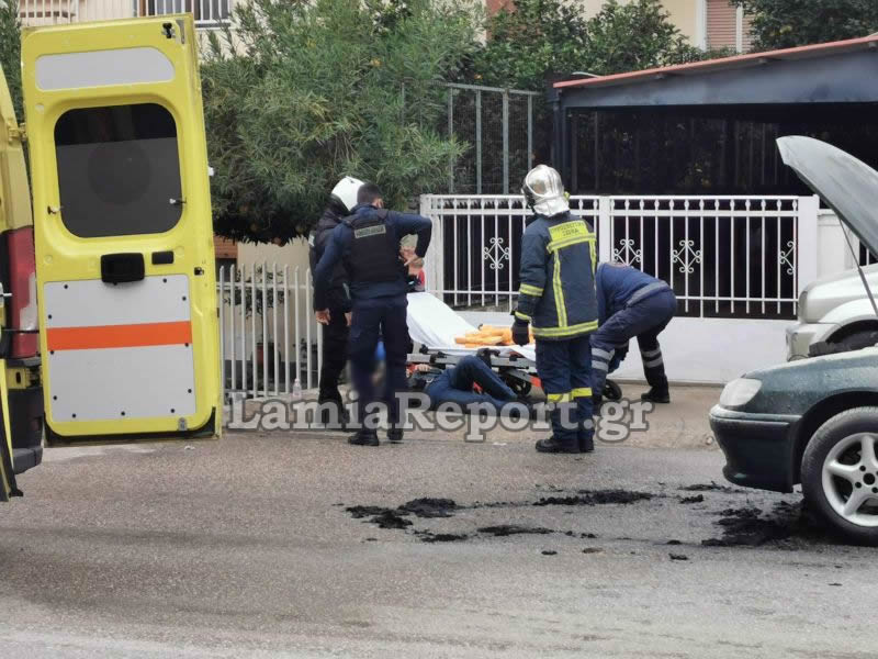 Λαμία: Αυτοκίνητο άρπαξε φωτιά - Λαμπάδιασε από διαρροή υγραερίου - Media