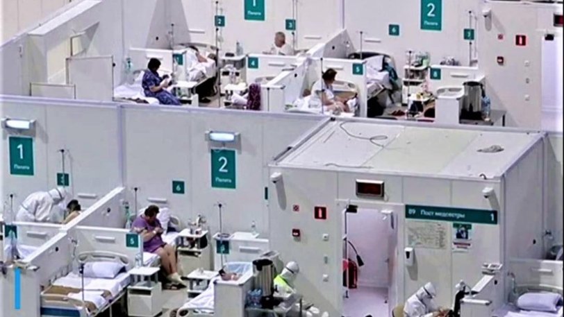 Ρωσία: Σοκάρουν οι εικόνες από το παγοδρόμιο που μετατράπηκε σε νοσοκομείο για τον κορωνοϊό (Video) - Media