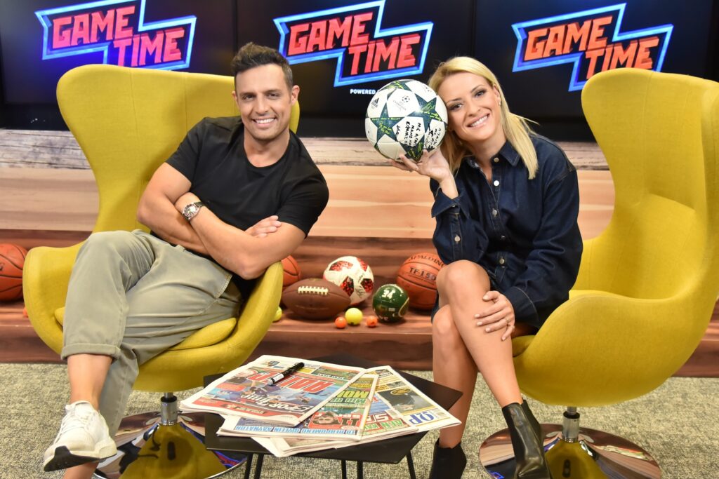 Ο Σάββας Πούμπουρας κάνει παιχνίδι στο ΟΠΑΠ Game Time - Media