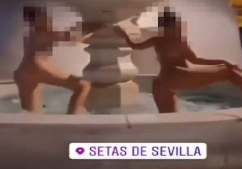Έφαγαν πρόστιμο επειδή έκαναν twerking μέσα στο σιντριβάνι της Σεβίλλης (Video) - Media