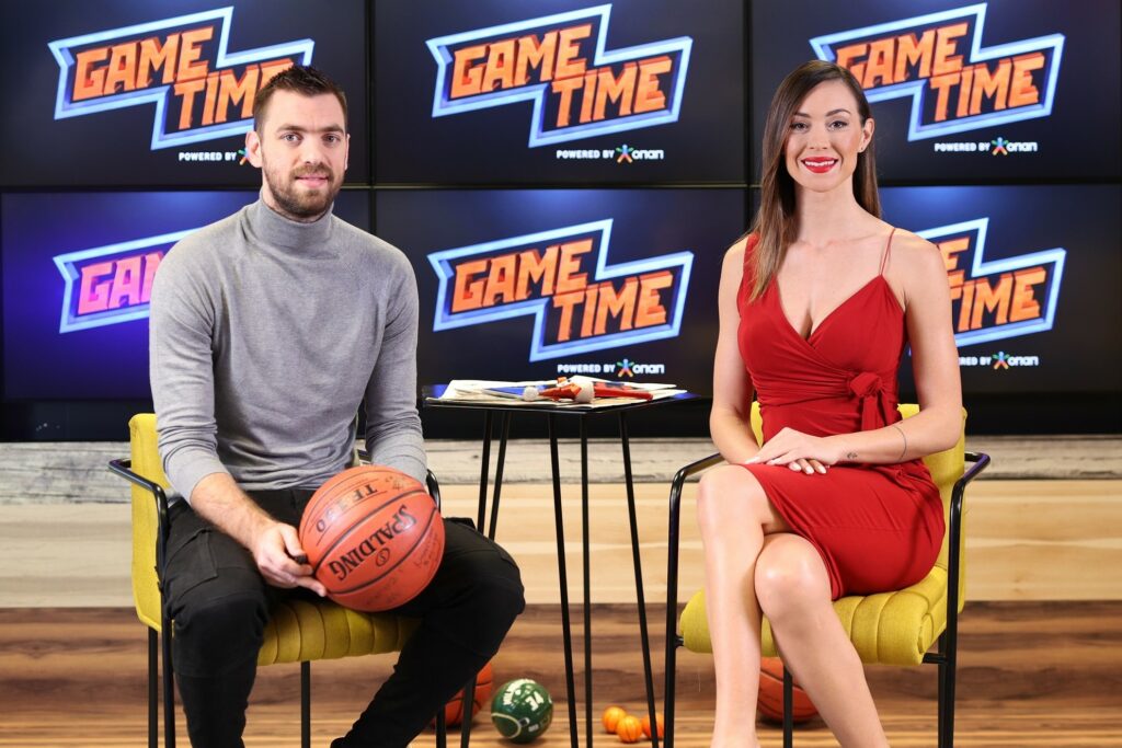 Ο Βαγγέλης Μάντζαρης στο ΟΠΑΠ Game Time ΜΠΑΣΚΕΤ - Media