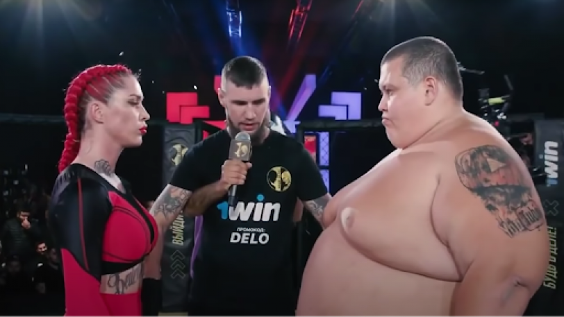 Αθλήτρια ΜΜΑ έβγαλε νοκ άουτ θηρίο 239 κιλών – Εκείνη είναι μόλις 63 κιλά (Video)  - Media