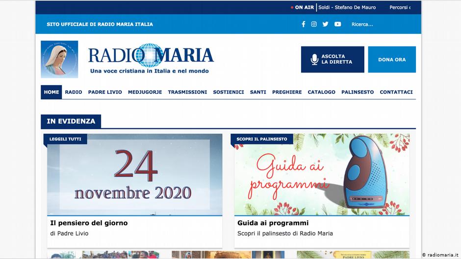 Ράδιο Μαρία: «Ο κορωνοϊός είναι μία συνωμοσία των άθεων» - Media