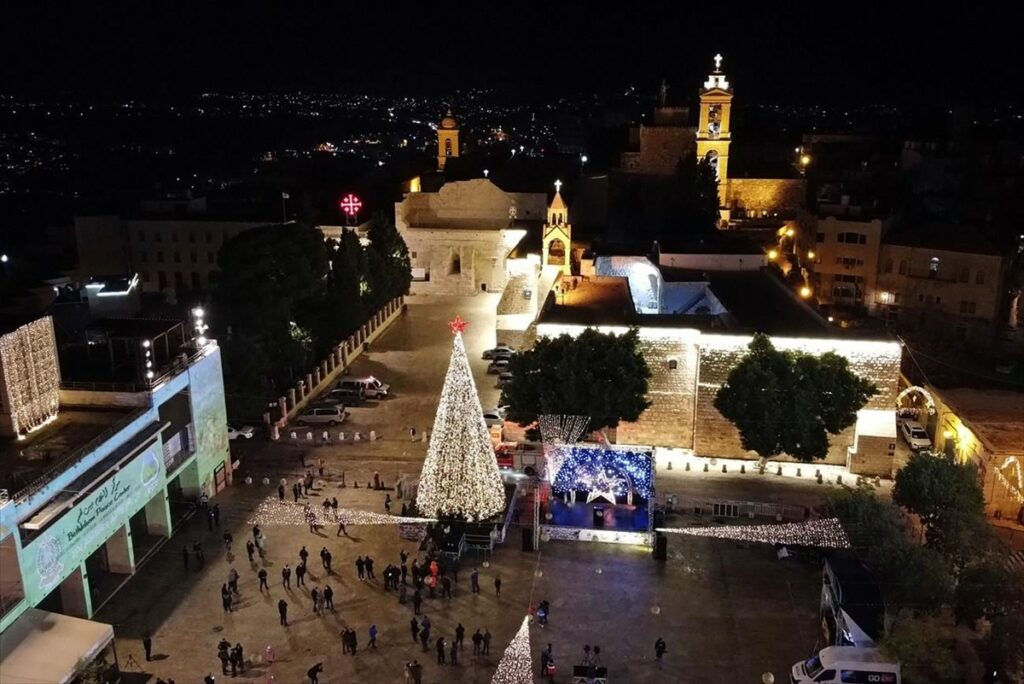 Παλαιστίνη: Η Βηθλεέμ φωταγώγησε το χριστουγεννιάτικο της δέντρο - Media