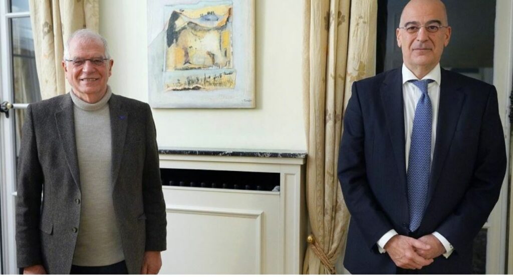 Δείπνο εργασίας Δένδια με Μπορέλ: Τουρκία και ανατολική Μεσόγειος στο μενού - Media