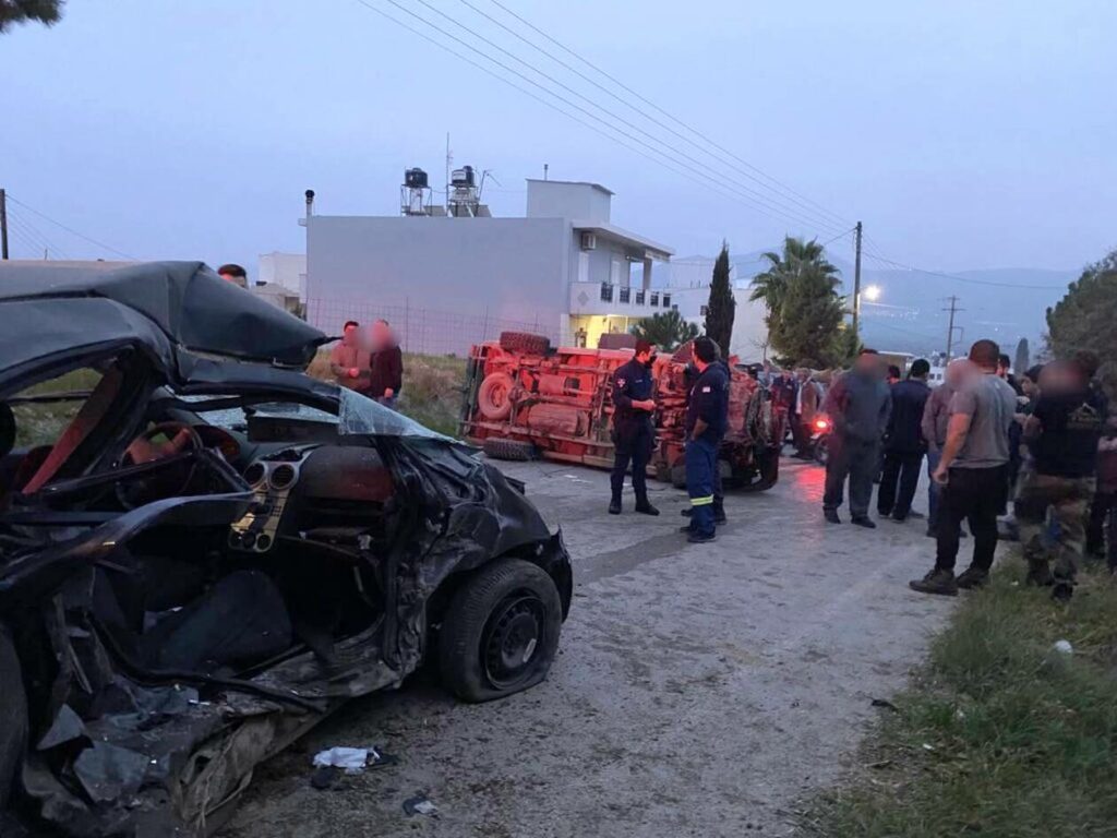 Κρήτη: Βίντεο ντοκουμέντο από το τροχαίο που κόστισε τη ζωή σε μάνα και κόρη (Σκληρές εικόνες) - Media