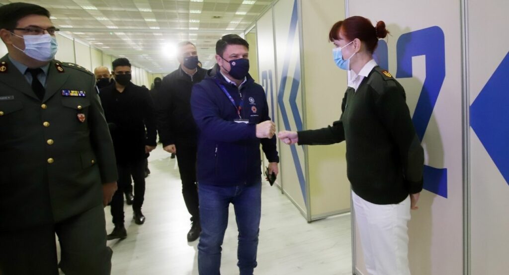 N. Χαρδαλιάς: Όλα έτοιμα για να λειτουργήσει το μεγαλύτερο εμβολιαστικό κέντρο της χώρας στη ΔΕΘ (Video) - Media