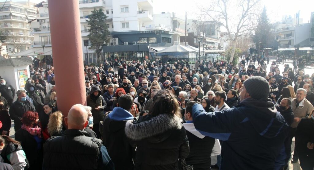 Εύοσμος: Πορεία κατά του αυστηρού lockdown (Photos/Videos) - Media