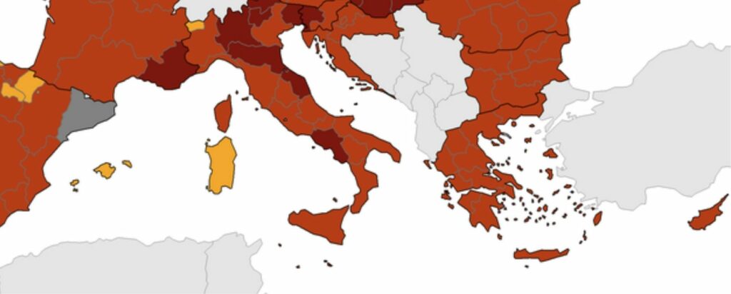 «Κοκκίνισε» όλη την Ελλάδα το ECDC - Media