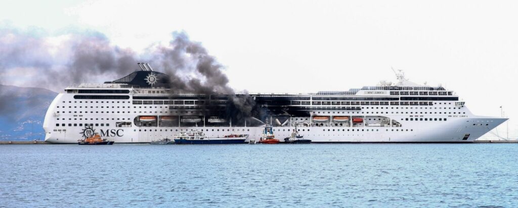 Κέρκυρα: Η ανακοίνωση του Λιμενικού για τη φωτιά στο κρουαζιερόπλοιο (Photos) - Media