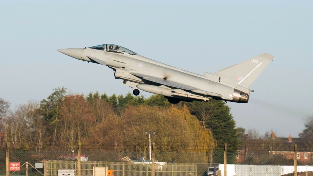 RAF Typhoon jets