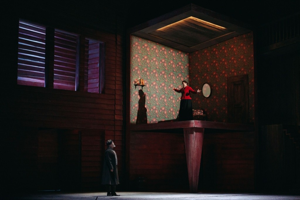 Πρόβα Λαίδη Μάκβεθ του Μτσενσκ – Σ. Σοζντάτελεβα, Γ. Γιαννίσης – φωτό Βαλέρια Ισάεβα