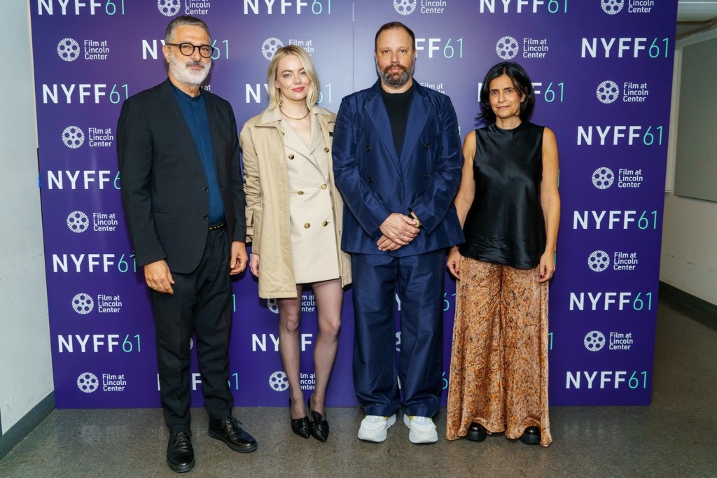 ΝΥpremiere BLEAT – Giorgos Koumendakis, Emma Stone, Yorgos Lanthimos, Elina Kountouri – Film at Lincoln Center_NYFF61_photo Colleen Sturtevant